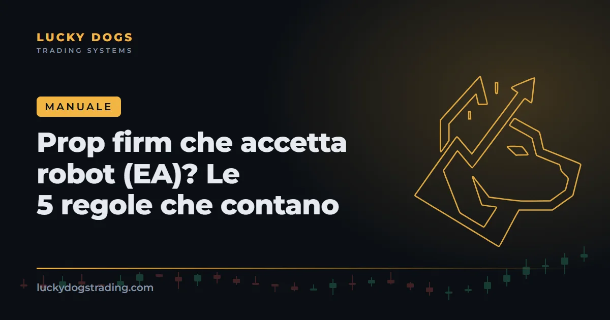 Prop firm che accetta robot? Le 5 regole del regolamento che decidono