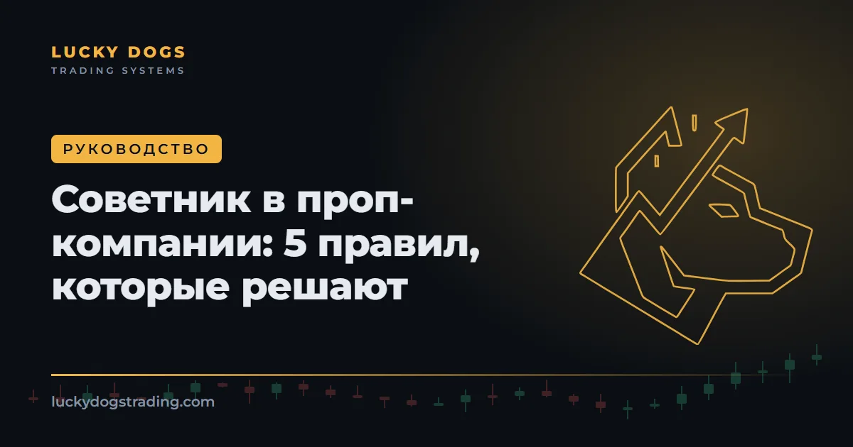 Советник в проп-компании: 5 правил регламента, которые решают
